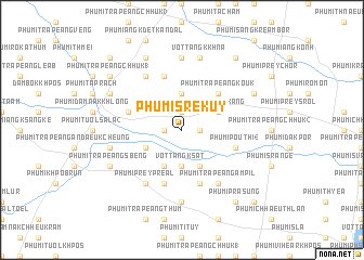 map of Phumĭ Srê Kŭy