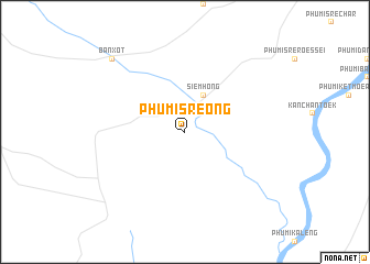 map of Phumĭ Srê Ong