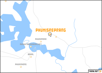 map of Phumĭ Srê Prăng