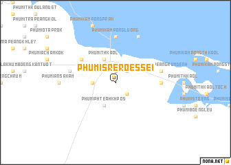 map of Phumĭ Srê Rœssei