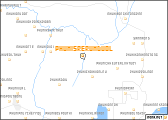 map of Phumĭ Srê Rumduŏl