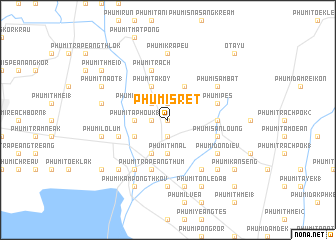 map of Phumĭ Srĕt