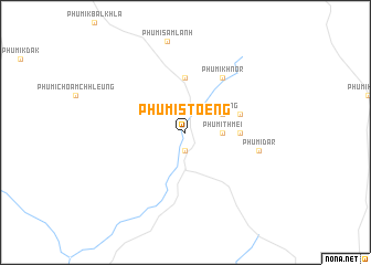 map of Phumĭ Stœ̆ng