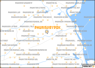 map of Phumĭ Svay Pôk