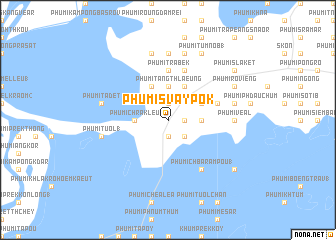 map of Phumĭ Svay Pôk