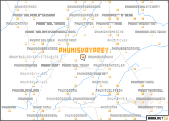 map of Phumĭ Svay Prey