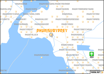 map of Phumĭ Svay Prey