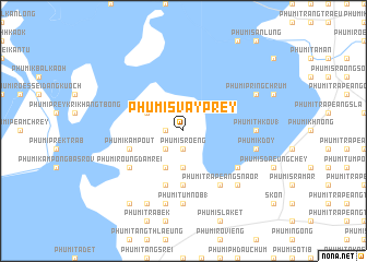 map of Phumĭ Svay Prey