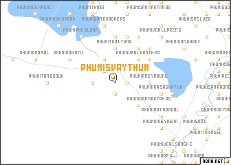 map of Phumĭ Svay Thum