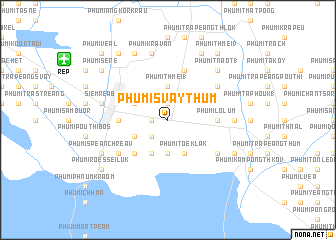 map of Phumĭ Svay Thum