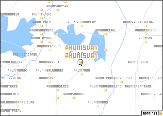 map of Phumĭ Svay