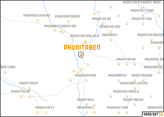 map of Phumĭ Ta Bên