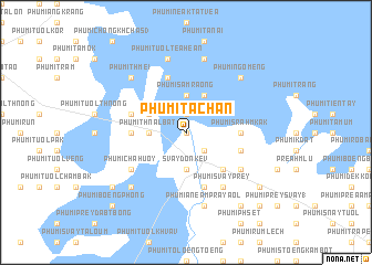 map of Phumĭ Ta Chăn