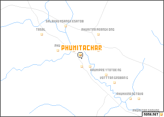 map of Phumĭ Ta Châr