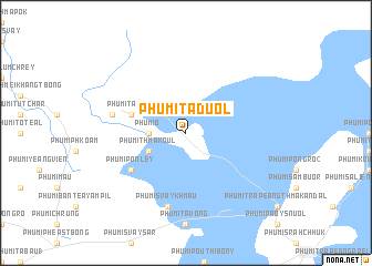 map of Phumĭ Ta Duŏl