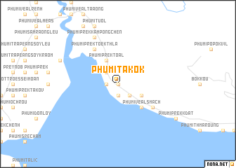 map of Phumĭ Ta Kŏk