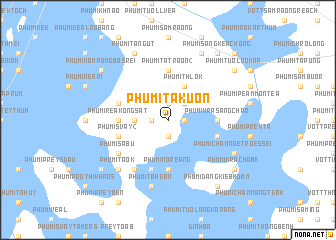 map of Phumĭ Ta Kuŏn