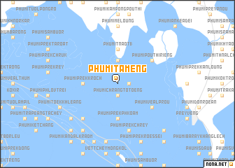 map of Phumĭ Ta Mêng