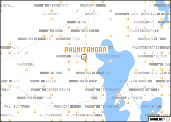 map of Phumĭ Ta Moăn