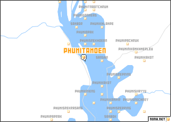 map of Phumĭ Ta Mœn