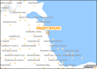 map of Phumĭ Ta Ngan