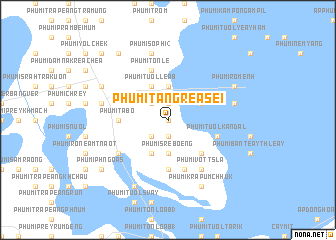 map of Phumĭ Tăng Réasei