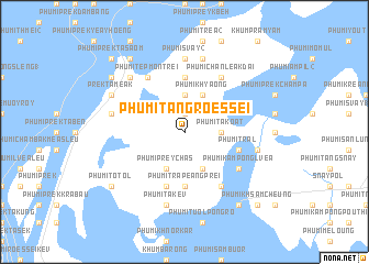 map of Phumĭ Tăng Rœssei