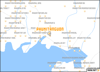 map of Phumĭ Ta Nguŏn