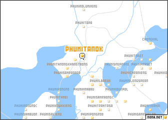 map of Phumĭ Ta Nôk