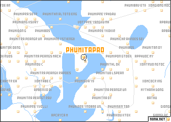 map of Phumĭ Tapaô