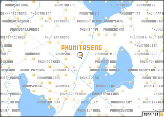 map of Phumĭ Tasêng