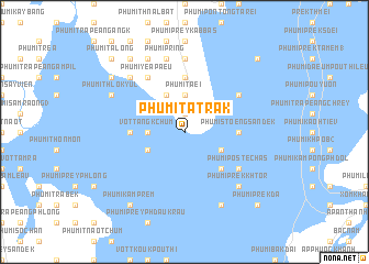 map of Phumĭ Ta Trâk