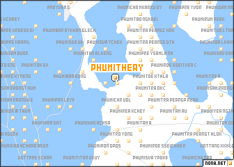 map of Phumĭ Théay