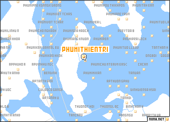 map of Phumĭ Thiĕn Tri