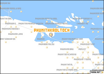 map of Phumĭ Thkaôl Toch