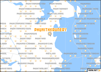 map of Phumĭ Thkau Néay