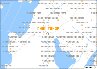 map of Phumĭ Thkov