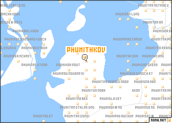 map of Phumĭ Thkov