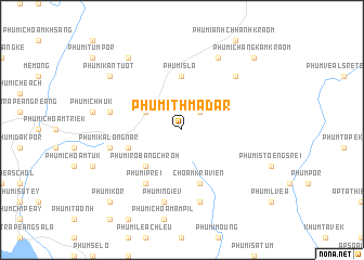 map of Phumĭ Thmâ Dar