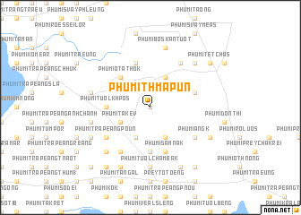 map of Phumĭ Thmâ Pun