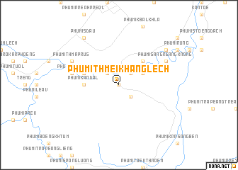 map of Phumĭ Thmei Khang Lĕch