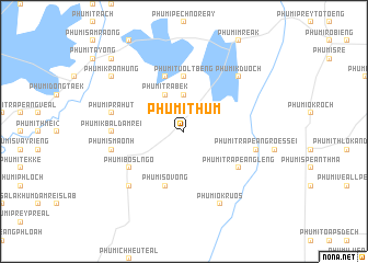 map of Phumĭ Thum