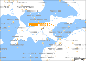 map of Phumĭ Tnaôt Chŭm
