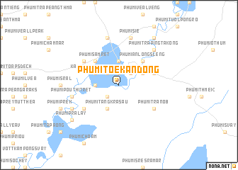 map of Phumĭ Tœ̆k Ândong