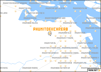 map of Phumĭ Tœ̆k Chréab