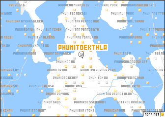 map of Phumĭ Tœ̆k Thla