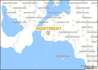 map of Phumĭ Trâkiĕt