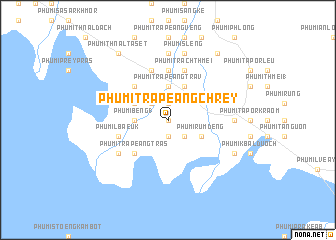 map of Phumĭ Trâpeăng Chrey