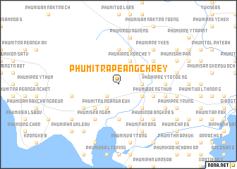 map of Phumĭ Trâpeăng Chrey