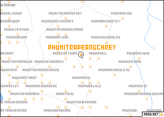 map of Phumĭ Trâpeăng Chrey